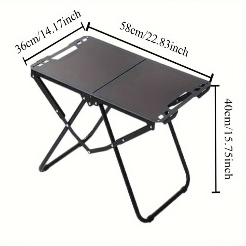 Camping Table with Grill Outdoor Gear-4