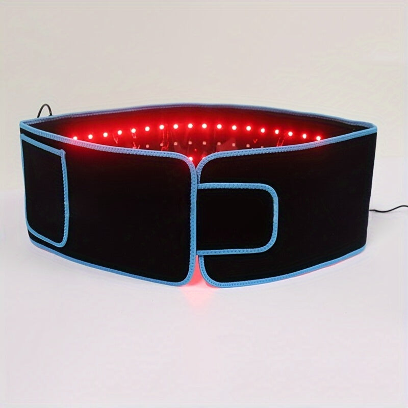 660nm Red & 850nm Near Infrared Light Therapy Heated Wrist Belt(Black)-4
