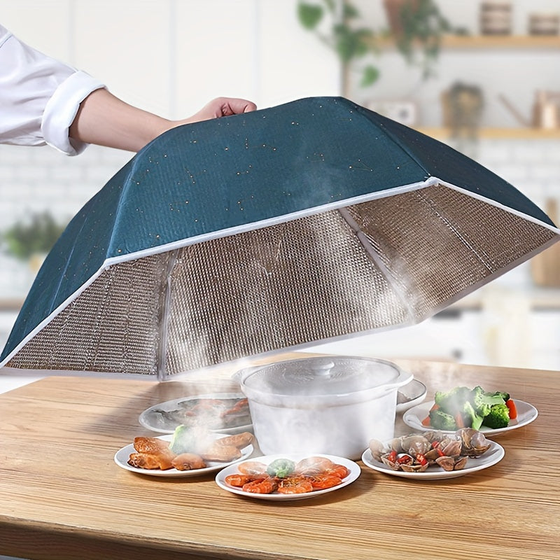 Starry Sky Pattern Insulated Folding Food Cover-1
