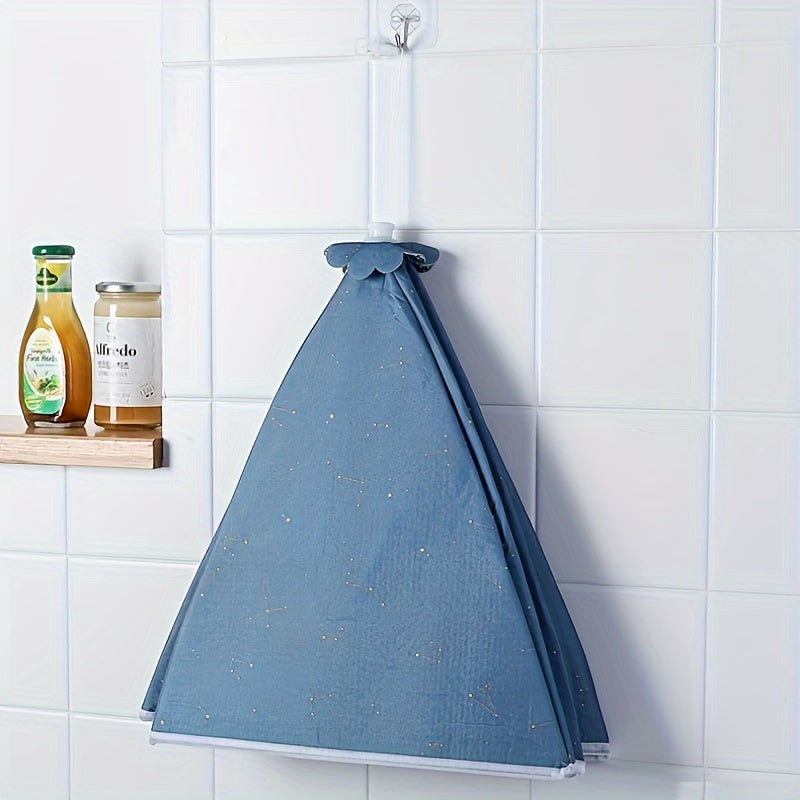 Starry Sky Pattern Insulated Folding Food Cover-4