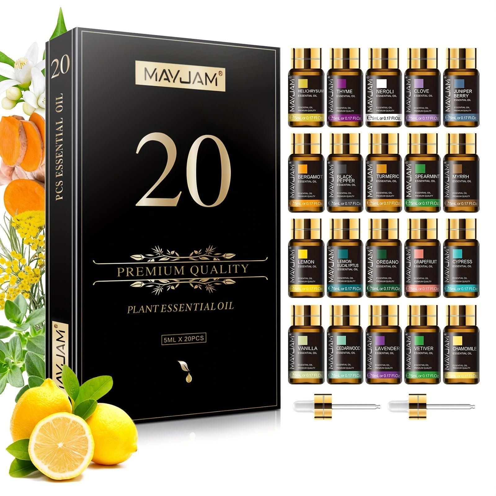 20pcs Essential Oils Gift Set Alcohol-Free-2