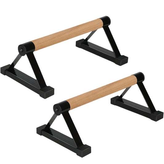 Wooden Push-Up Bars Handstand Calisthenics Bars-0