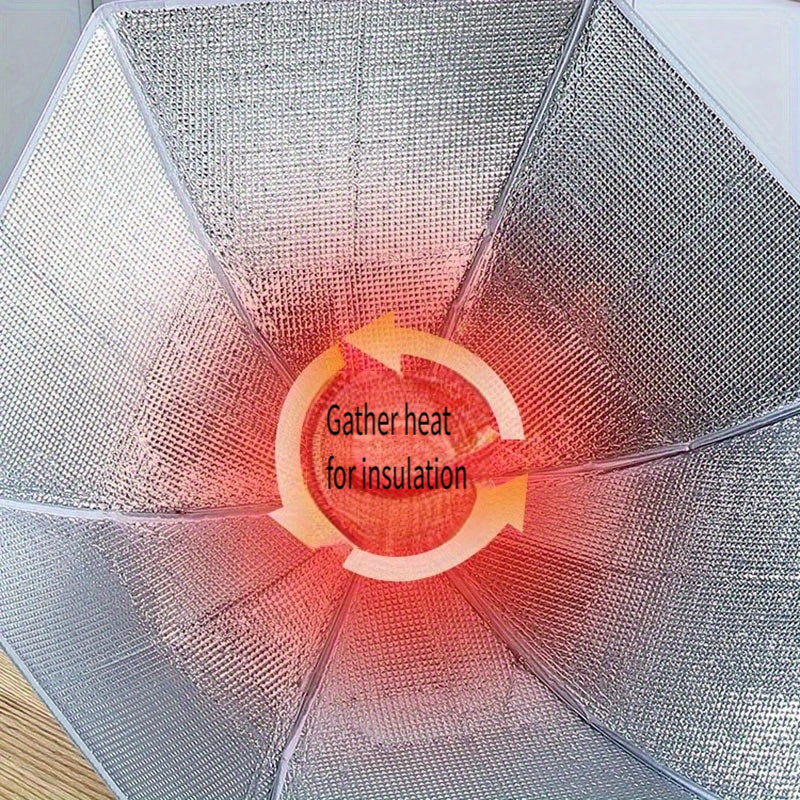 Starry Sky Pattern Insulated Folding Food Cover-3