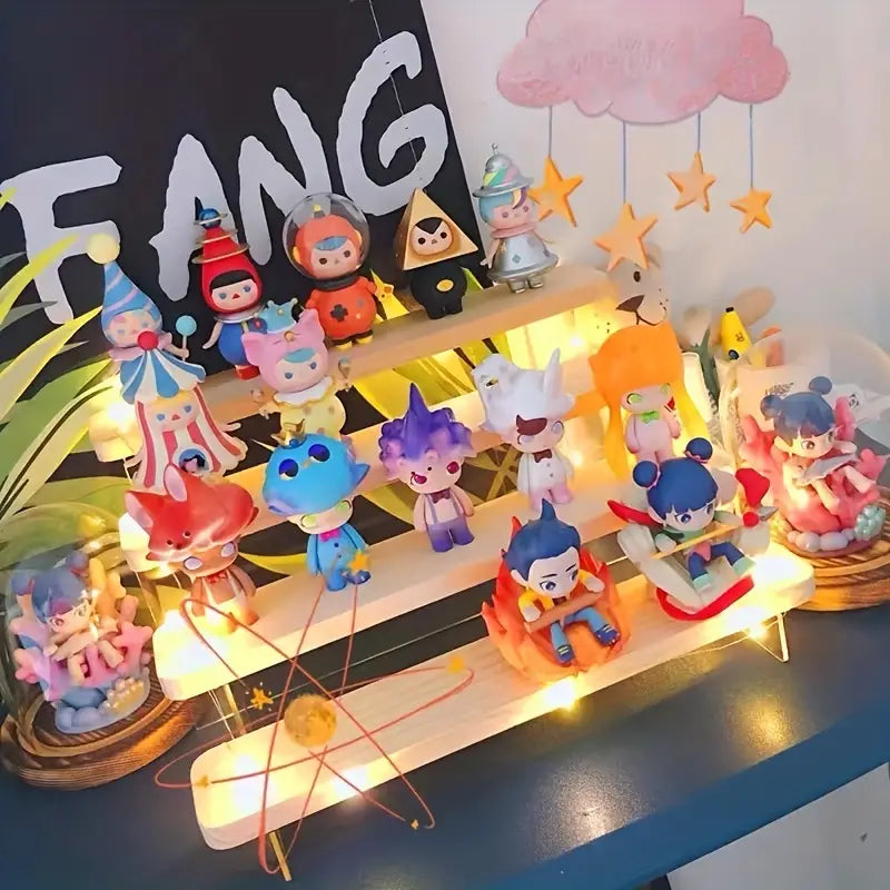 Elevate and Showcase with Our Wooden Riser Shelf-1