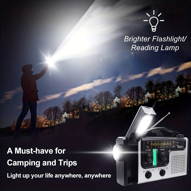 Multi-Band Solar Emergency Radio with Flashlight-2