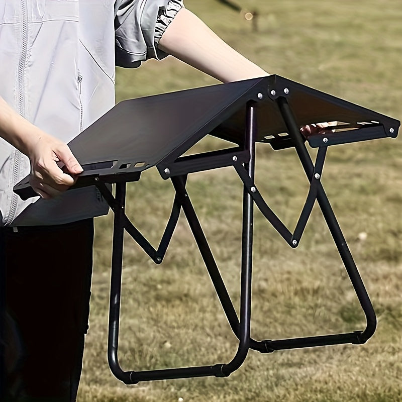 Camping Table with Grill Outdoor Gear-1