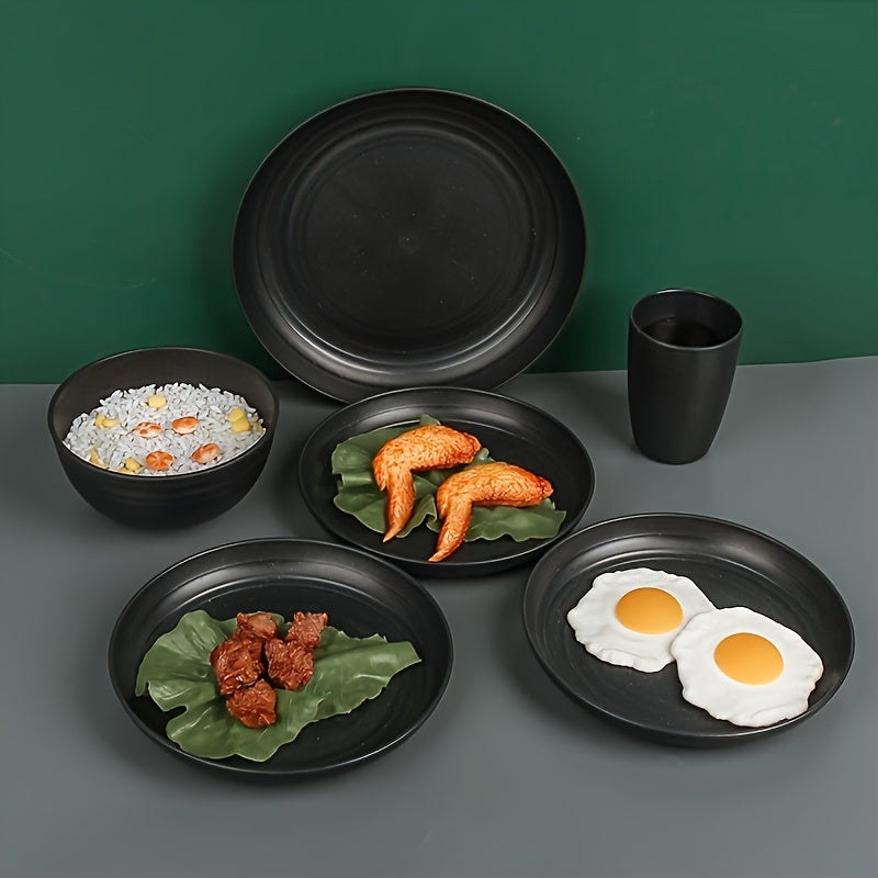 Unbreakable Tableware Set for Home & Camping (16pcs)-2
