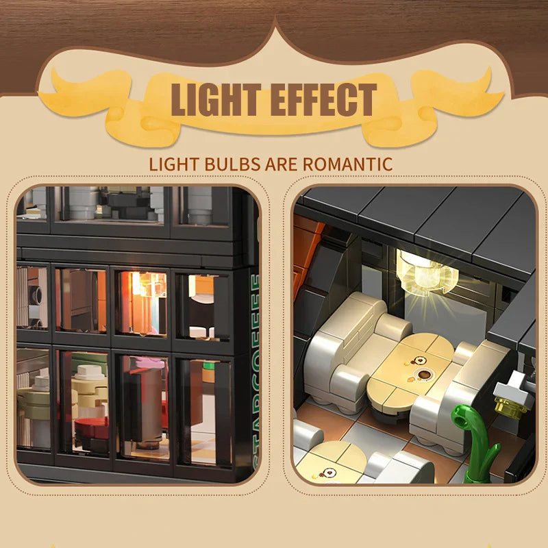 Star Coffee House Cafe Building Blocks Set (581Pcs)-3