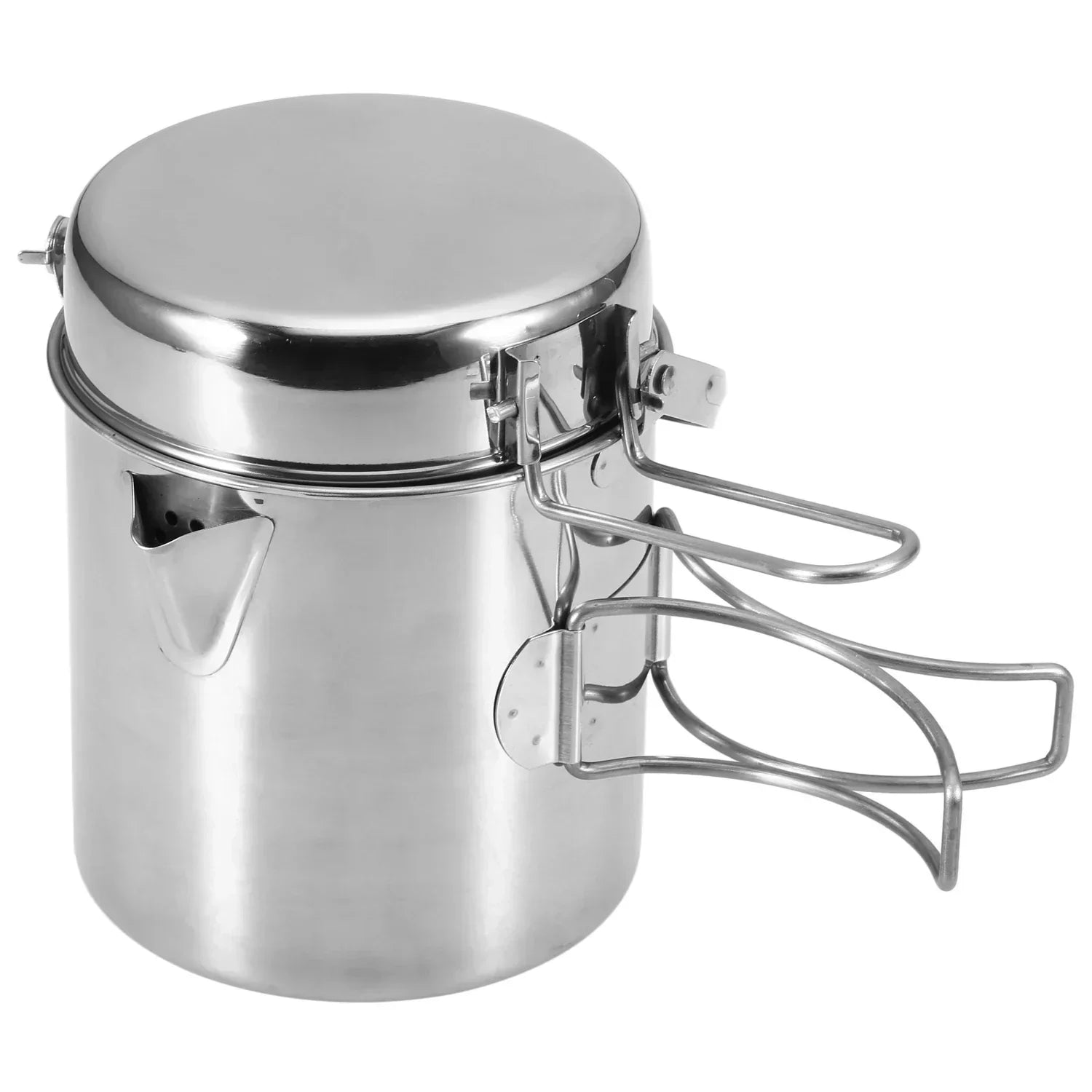 1L Stainless Steel Cooking Kettle Portabl-0