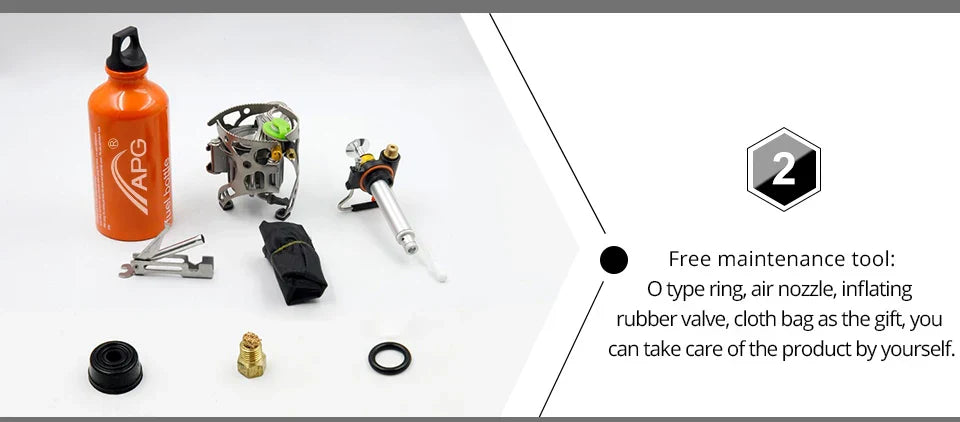 Multi-Oil Gas Portable Camping Stove Grey-4