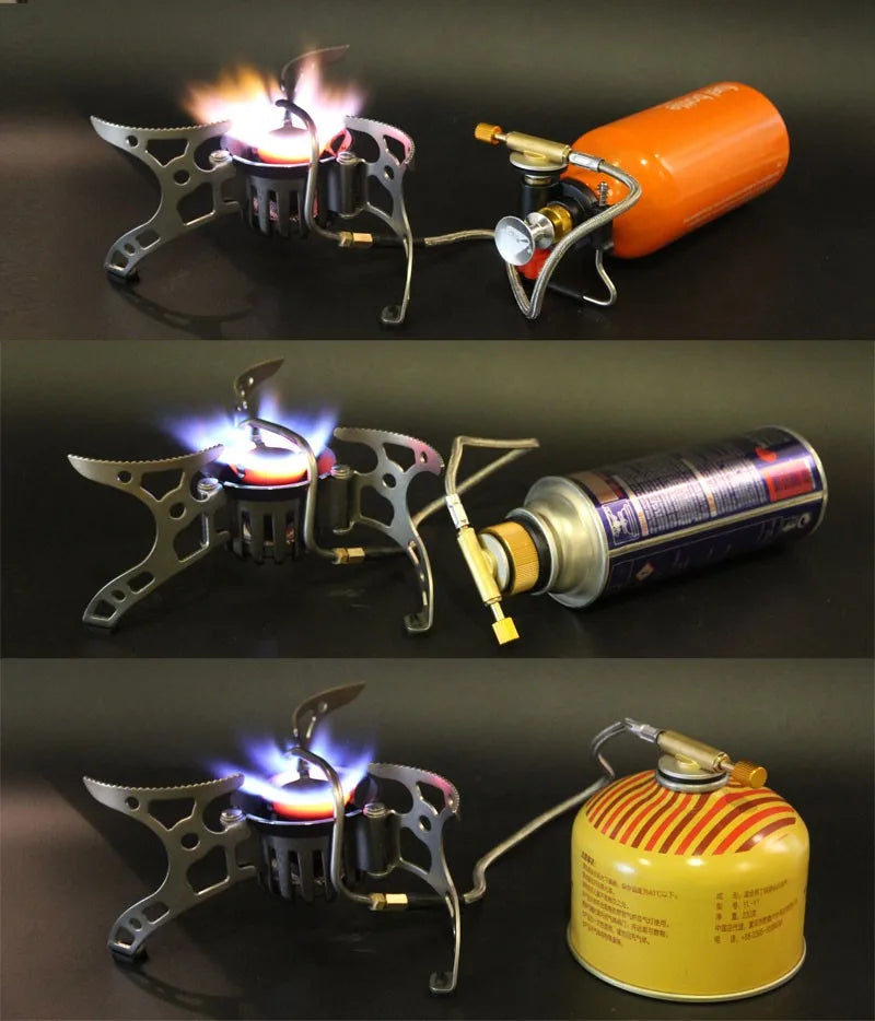 Multi-Oil Gas Portable Camping Stove Grey-3