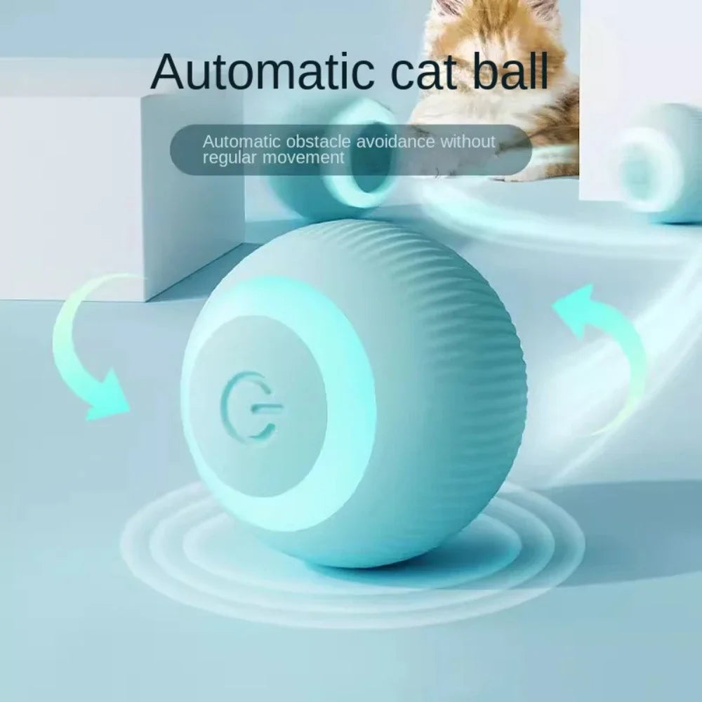 Interactive Rechargeable Cat Ball Toy-0