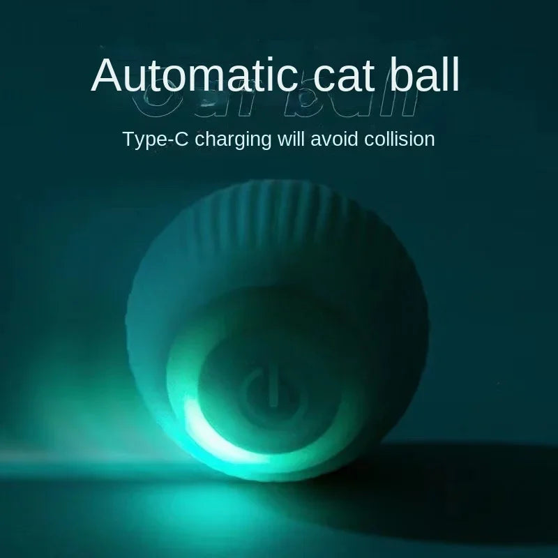 Interactive Rechargeable Cat Ball Toy-1