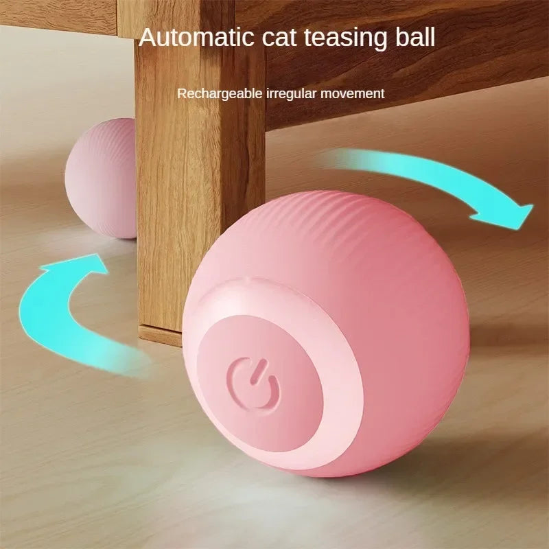 Interactive Rechargeable Cat Ball Toy-4