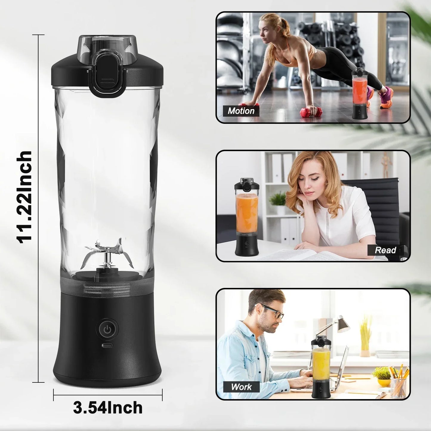 Portable USB Rechargeable Mini Blender-2