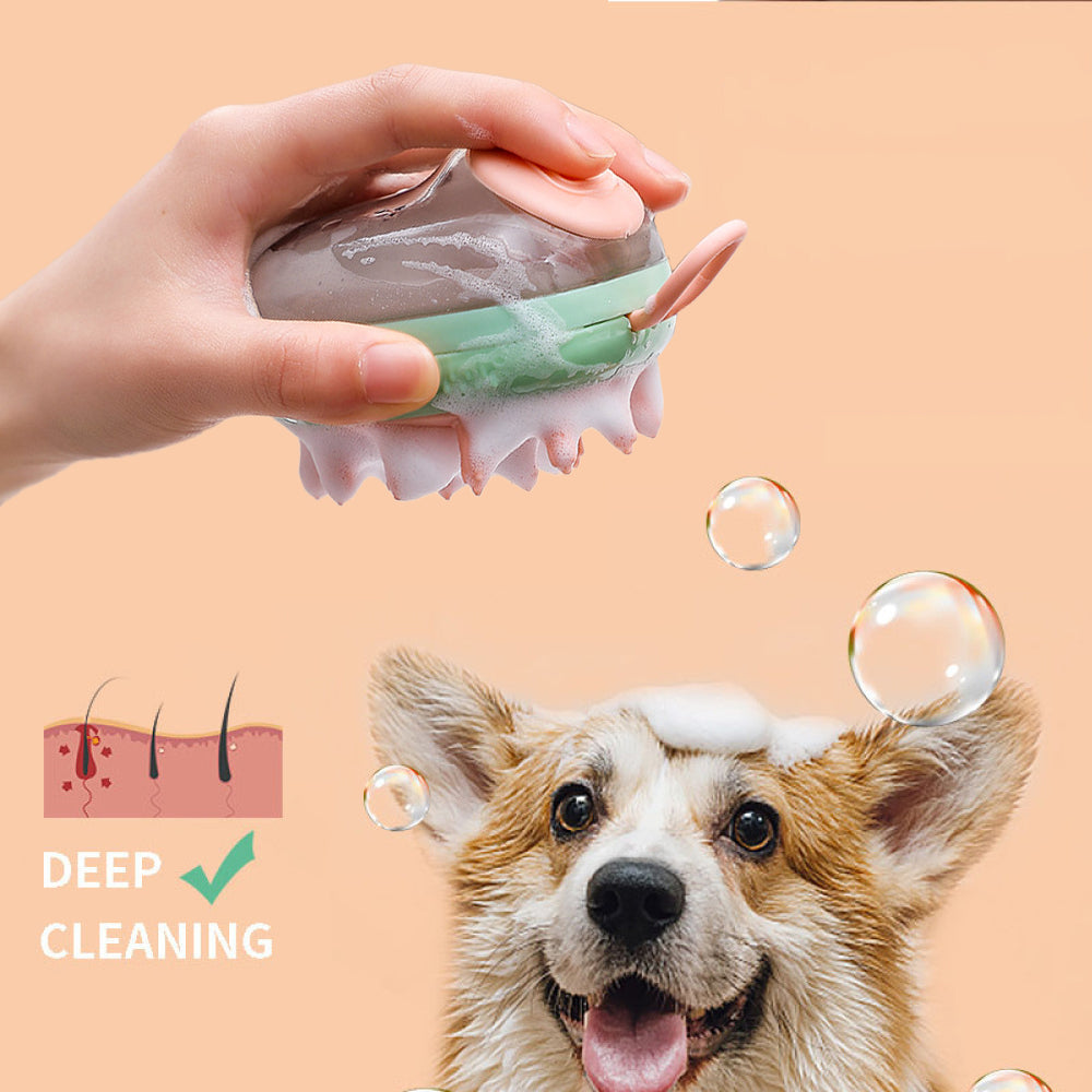 Pet Bathing and Grooming Brush-1