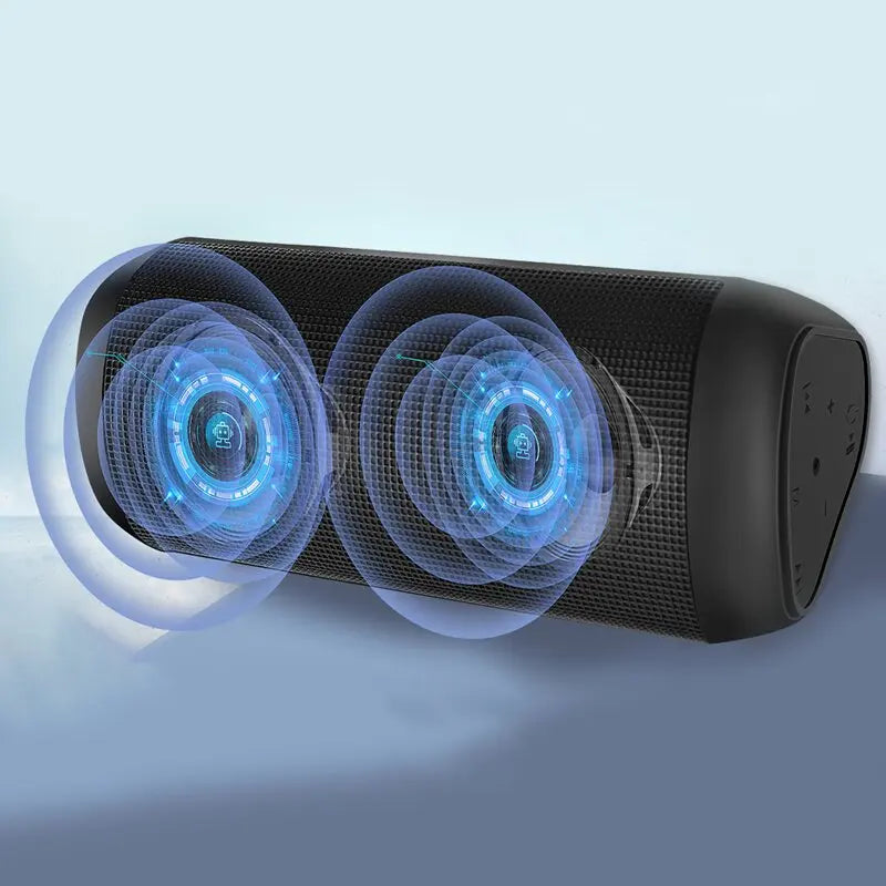 Portable Bluetooth Speaker 15W Waterproof LED TWS-1