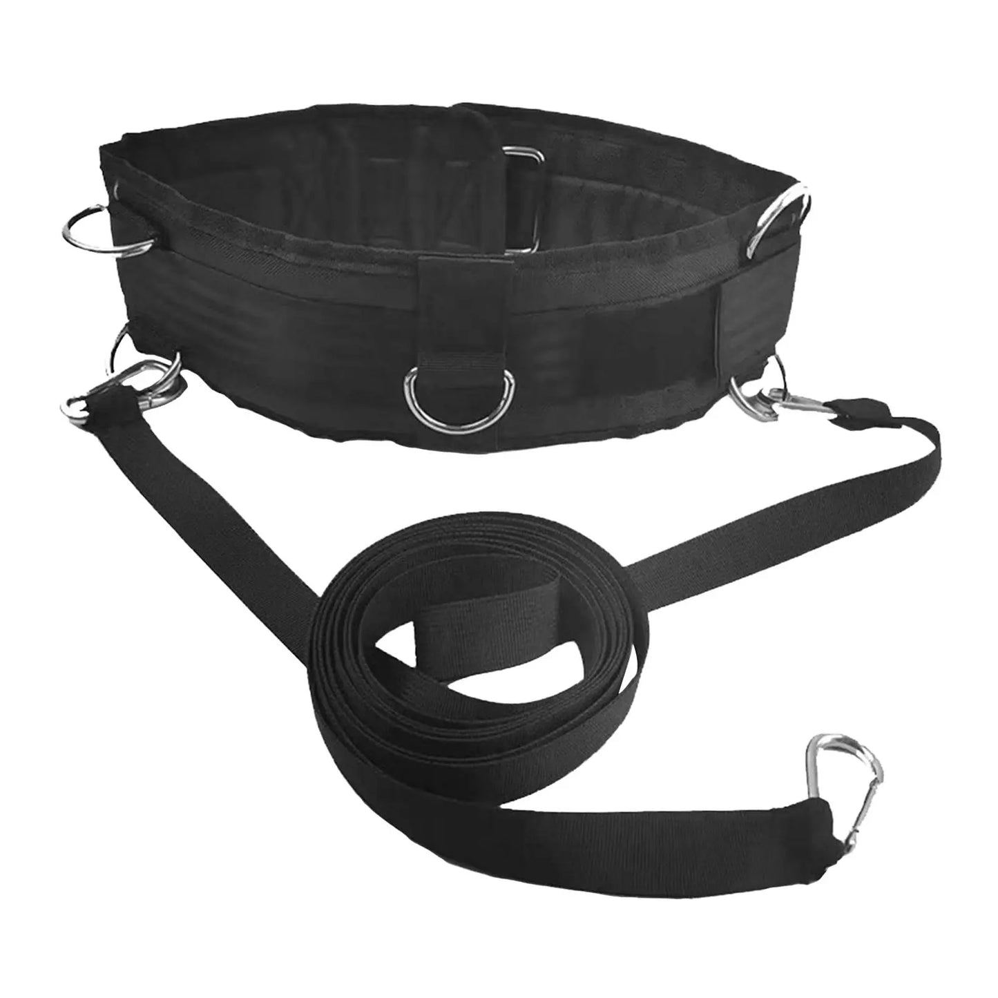 Sled Pulling Waist Belt - Fitness Resistance Band for Sports Training-0