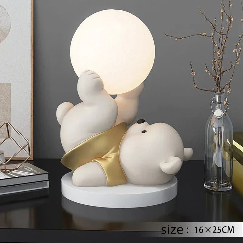 Charming Vitality Bear Sculpture-1