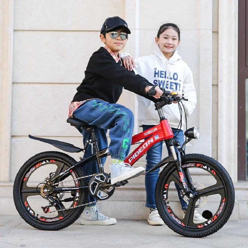 Children's Mountain Bike with Shock Absorption-2