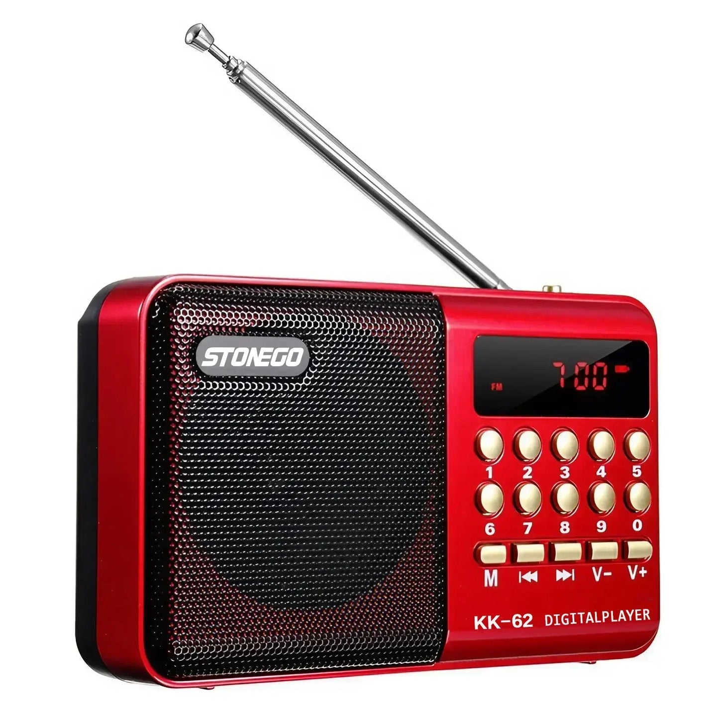 Mini Portable Rechargeable Digital FM Radio & MP3 Player-0