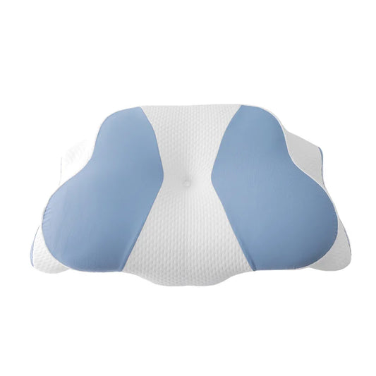 Ergonomic Wave Memory Foam Cervical Pillow Support Blue-0