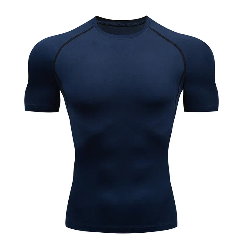 Men's Short Sleeve Compression T-Shirt-0