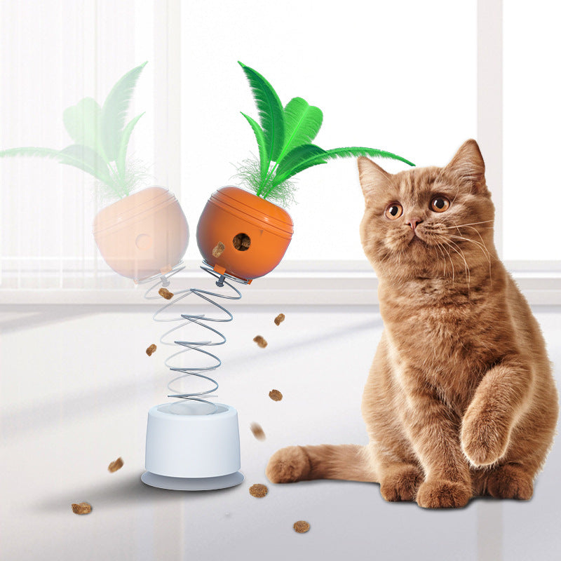 Smart Interactive Cat Feeder and Play Tumbler-0