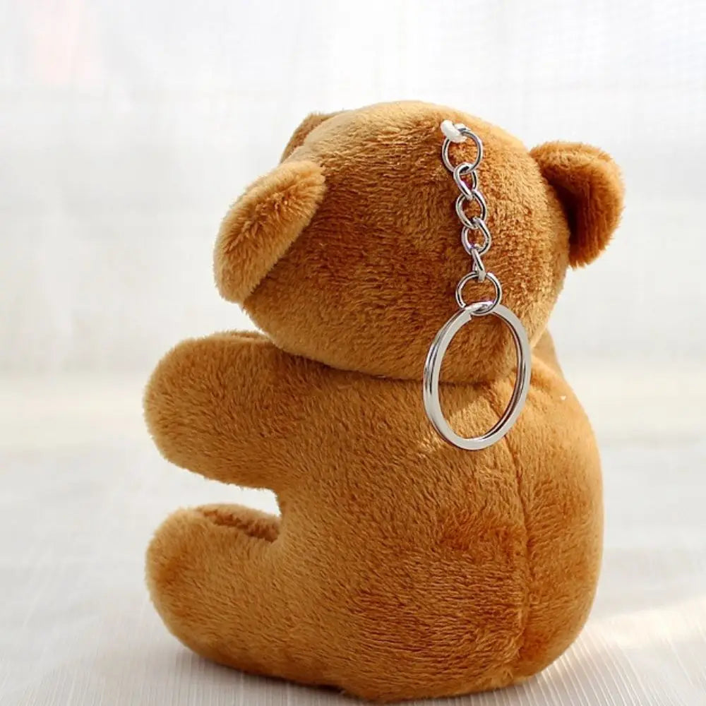 Bow Tie Teddy Bear Plush Pendant - Valentines Gift-1