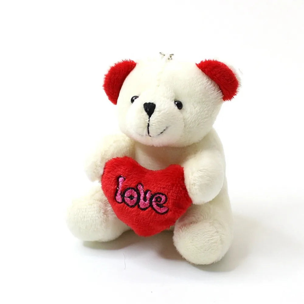 Bow Tie Teddy Bear Plush Pendant - Valentines Gift-3