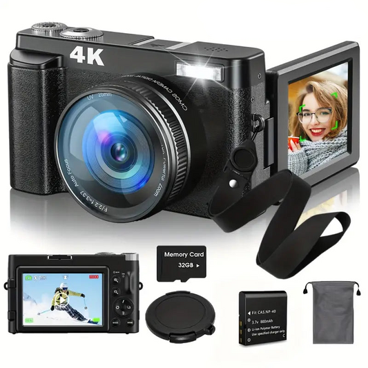 4K Digital Camera: Capture Every Detail in Stunning Clarity-0