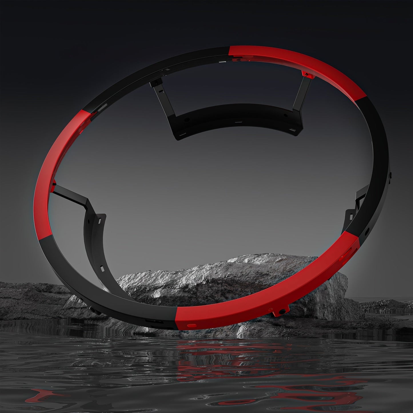 360° Rotating Dartboard Light Stand USB Powered-2