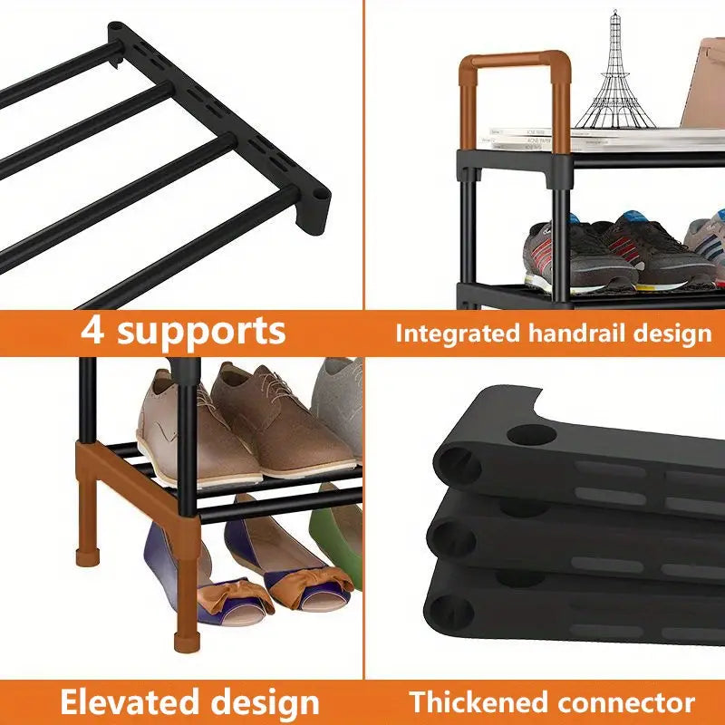 Adjustable Multi-Layer Shoes Storage Rack - Keep Your Space Organized-4
