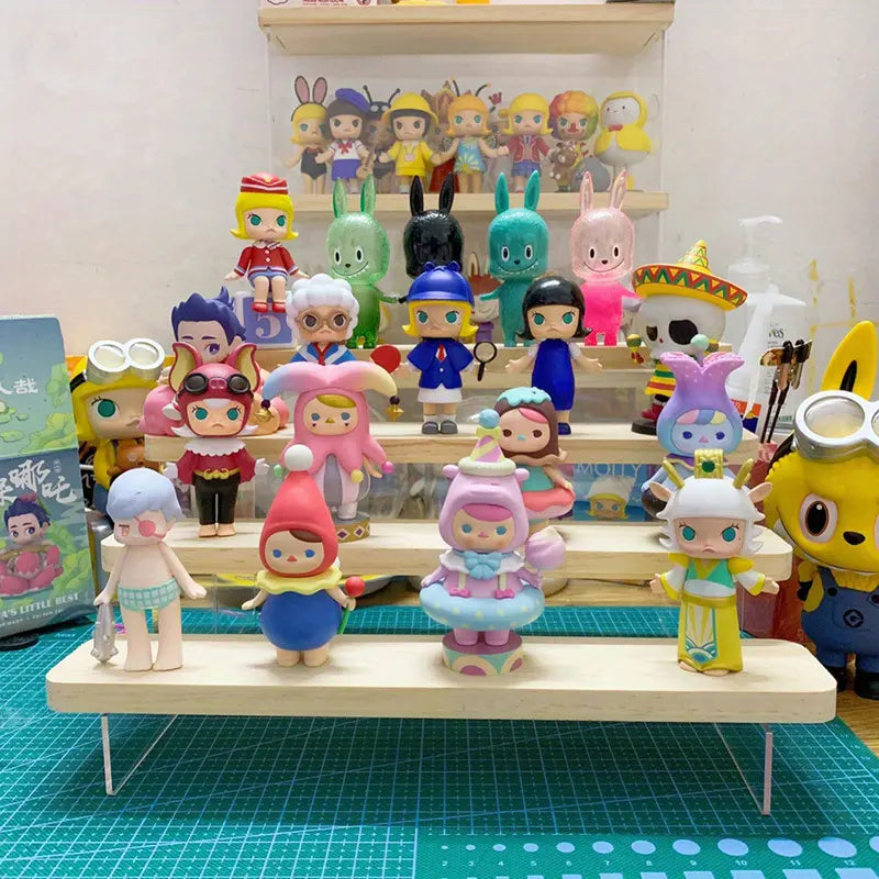 Elevate and Showcase with Our Wooden Riser Shelf-3