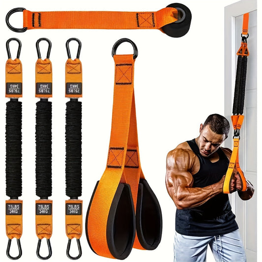 5-Piece Latex Resistance Training Band Set-0
