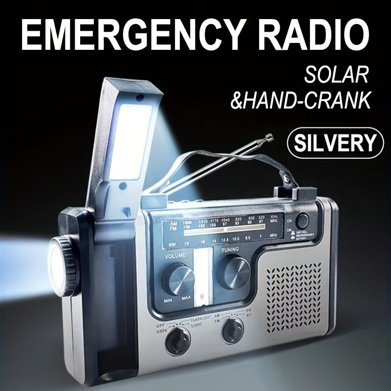 Multi-Band Solar Emergency Radio with Flashlight-1