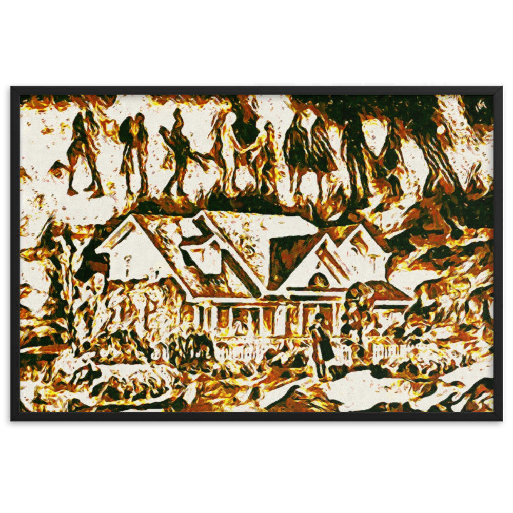 I WAS WAITING FOR YOU IN THE DREAM YOU HAD SEEN Special Edition Framed Poster-0