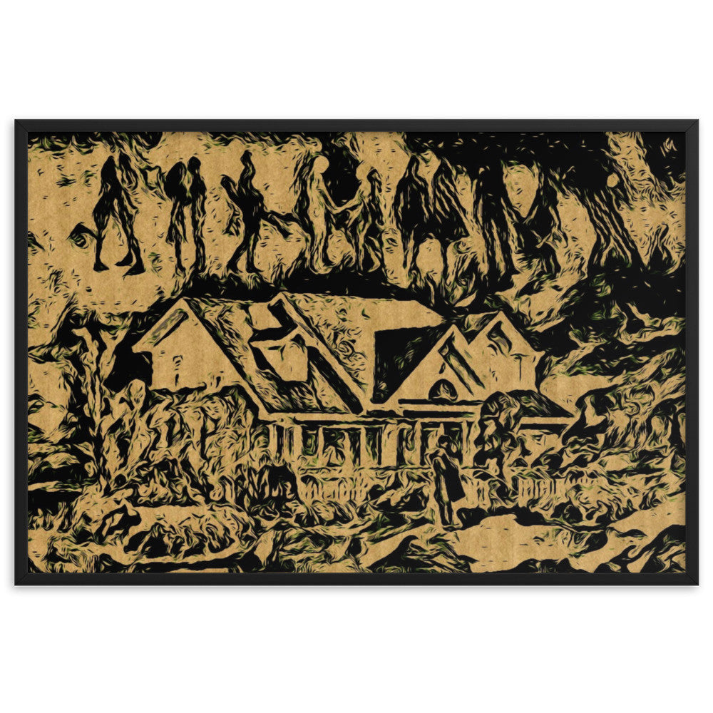 I WAS WAITING FOR YOU IN THE DREAM YOU HAD SEEN Special Edition Framed Poster-0