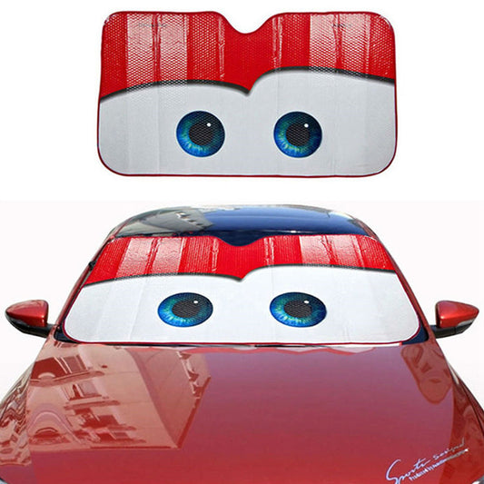 6 Colors Eyes Heated Windshield Sunshade Car Window Windscreen Cover Sun Shade Auto Sun Visor Car-covers Car Solar Protection-0